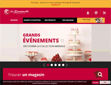 Tablet Screenshot of laromainville.fr